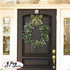 Artificial Plants Greenery Olive Branches Stems Fake Plants Green Leaves Fruits Branch Leaves for Home Office ndoor Outside DIY-Wreath Decor 28-Inch (3pcs)