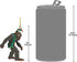 Design Toscano DB383084 Bigfoot, the Christmas yeti with Sabta's hat Funny Christmas tree decoration, polyresin, full color, 7.5 cm,Brown