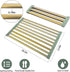 Expandable Roll-Up Dish Drying Rack for Kitchen 20.3?-13.9?, Collapsible Over-The-Sink Dish Drying Rack with Space-Saving Design, Multipurpose Rolling Rack for Sink with Large Capacity ¦