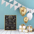 Back in 1971 Poster with Frame 51th Birthday Decoration for Men and Women 51 Years Party Supplies Home Decor for Him or Her (Back in 1971-Gold Frame)