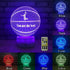 FlyonSea Basketball Beside 7 Colors Change + Remote Control with Timer Night Light Optical Illusion Lamp As a Gift Ideas for Boys or Kids