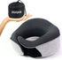 ZIUQAB Travel Pillow, Memory Foam Travel Neck Pillow with Velcro, 360-Degree Head Support with Storage Bag for Airplane, Car, Travel, Camping, Bus, Train