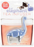 TrueZoo Elephant Tea Infuser, Stainless Steel and Silicone, Blue, Set of 1 Loose Leaf Tea Strainer