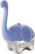 TrueZoo Elephant Tea Infuser, Stainless Steel and Silicone, Blue, Set of 1 Loose Leaf Tea Strainer