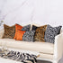 Yangest 18x18 Inch Leopard Decorative Velvet Throw Pillow Cover Black and Gold Cheetah Cushion Case Modern Pillowcase for Sofa Couch Bedroom Living Room Home Decor
