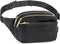 ZORFIN Fanny Packs for Women Men Fashion Waist Pack Bag Multi-Pockets Large Capacity Hip Bum Bag for Travel Festival Cycling Running Hiking (Black2)