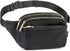 ZORFIN Fanny Packs for Women Men Fashion Waist Pack Bag Multi-Pockets Large Capacity Hip Bum Bag for Travel Festival Cycling Running Hiking (Black2)