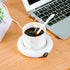 Coffee Mug Warmer, Coffee Warmer for Desk Auto Shut Off USB, Electric Beverage Warmer with Three Temperature Settings for Coffee,Cocoa,Tea,Milk (White)