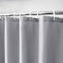 AooHome Extra Long Shower Curtain Liner, Polyester Bathroom Curtain for Hotel with Hooks, Waterproof, Weighted Hem, Light Gray, 72 Width x 96 Height inch