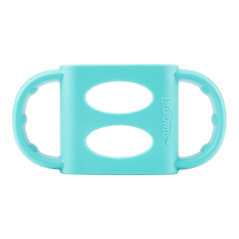 Dr. Brown’s® Milestones™ 100% Silicone Baby Bottle Handles, Narrow, Turquoise, 1 Pack, 4m+