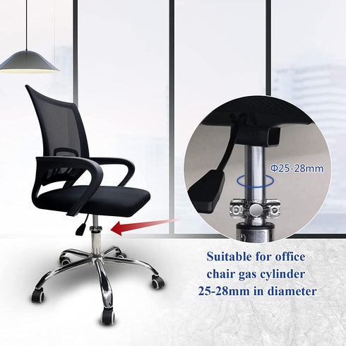 Fixing Sinking Office Chair, Office Chair Cylinder Replacement to Prevent Sinking, Adjustable Height Office Chair Gas Lift Cylinder Saver fix kit with A Wrench