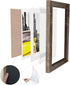 Emeyart 12x16 Frame Made to Display 11x14 Picture with Mat or 12x16 Photo Without Mat Picture Frames Wall Art for Wall Decor or Table Top Display,Brown