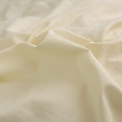 King Size Duvet Cover Set 3 Piece Ivory Soft Cooling Duvet Cover Breathable Washed Microfiber Luxury Hotel Bedding Sets & Collections 1 Quilt Cover 2 Pillow Shams with Zipper Closure & Corner Ties