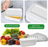 Stainless Steel Cheese Grater Multi-Function Cheese Grater Hand Chopper Graters & Peelers with Container & Lid for Cheeses Butter Cucumber Nutmeg