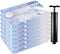 Vacuum Storage Bags 7 pack, Space Saver Sealer Bags for Clothes Blankets Comforters with Hand Pump (Large)