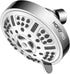 HOPOPRO Upgraded 9 Settings High Pressure Shower Head, Fixed Showerhead Adjustable Bathroom Showerhead Multi-functional Wall Mount Rainfall Showerhead for Low Water Flow