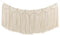 TIMEYARD Macrame Wall Hanging Curtain Valance, Macrame Tapestry Garland Banner, Boho Shabby Chic Bohemian Woven Wall Decor Living Room Dorm Bedroom Nursery Party Backdrop, 15" W x35" L, 7 Flags