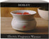 Hosley White Ceramic Electric Fragrance Candle Wax Warmer. Ideal for Spa and Aromatherapy. Use Brand Wax Melts Cubes Essential Oils and Fragrance Oils