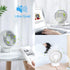 SmartDevil USB Desk Fan, Small Personal Desktop Table Fan with Strong Wind, Quiet Operation Portable Mini Fan for Home Office Bedroom Table and Desktop (White)