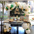 Balloon Garland Arch Kit 16 Ft Long - 168 Pieces White, Gold and Confetti - Tropical Palm Leaves Greenery for Baby Shower Decorations, Wedding, Bachelorette, Engagement, Birthday Party, Anniversary