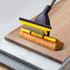 Yocada Sponge Mop Home Commercial Use Tile Floor Bathroom Garage Cleaning with Squeegee and Extendable Telescopic Long Handle 41-53 Inches Easily Dry Wringing