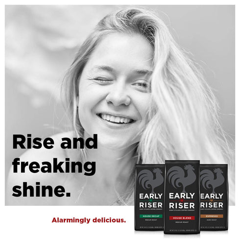 Early Riser House Blend Ground Coffee, 24 Ounce