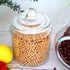 Glass Storage Jar with Lids,35-OZ Clear Food Storage Containers- Airtight Food Jars for Flour, Snacks,Cookies, Candy(Set of 2)