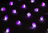 FLCSIed 10ft 40LED Decorative Amethyst LED String Lights Battery Operated with Remote 10 ft 40 LEDs Natural Crystal String Lights for Bedroom Party Indoor Birthday Wedding Decoration (40LEDS)