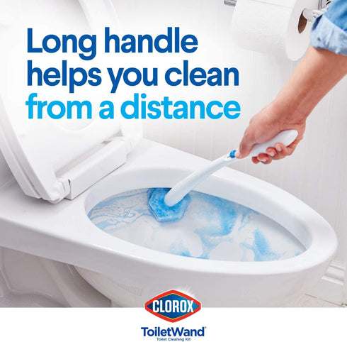 Clorox ToiletWand Disinfecting Refills, Rainforest Rush, 30 Ct (Package May Vary)