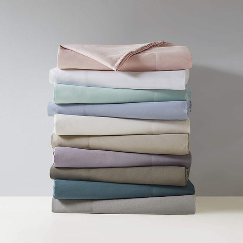 Madison Park 3M Microcell Color Fast, Wrinkle and Stain Resistant, Soft Sheets with 16" Deep Pocket All Season, Cozy Bedding-Set, Matching Pillow Case, Full, Blush