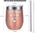 Inspirational Gifts for Women - Christmas, Motivational, Cheer Up, Cancer, Get Well Soon Gifts for Women, Friends - Sympathy Thinking of You Gift - Life is Tough but so are You - LEADO Wine Tumbler