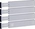 Adjustable Bamboo Drawer Divider Organizer - Fits Large Drawers Sized 17.5" Upto 22"- Expandable Kitchen Drawer Organizer Separators for Utensils, Dresser, Clothes, Bedroom, Bathroom 4-Pack, Gray