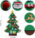 OurWarm DIY Felt Christmas Tree Set with Ornaments for Kids, Xmas Gifts, New Year Door Wall Hanging Decorations