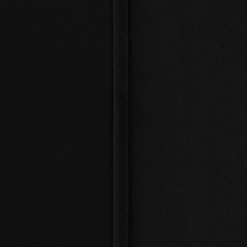 Deconovo Solid Room Darkening Thermal Insulated Blackout Grommet Window Curtain Living Room, Black, 42x95 Inch, 1 Panel