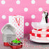 40 Sets Square Aluminum Foil Cake Pan 130 ml/ 4.4 Ounces Mini Cupcake Cup Pan with Lids Disposable Dessert Pans Flan Baking Cups for Valentine's Mother's Day Wedding Birthday Party (Red)