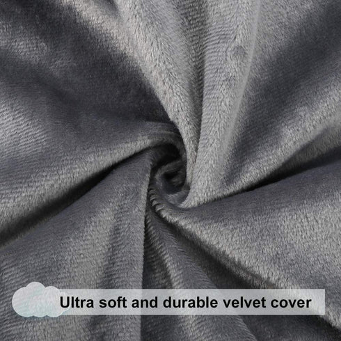 Pregnancy Pillow Cover/C Shaped Pillow Cover/Pregnancy Pillow Case/Maternity Pillow Case/Pillowcase with Double Zippers Velvet Cover 57x30 Inch for Pregnancy Pillow