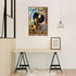 African American Wall Art Black Queen Poster African Women Portrait Poster Sunflower Black Queen Women Print Paintings Abstract Black Women Posters for Bedroom Decor 16x24 Inch Unframed