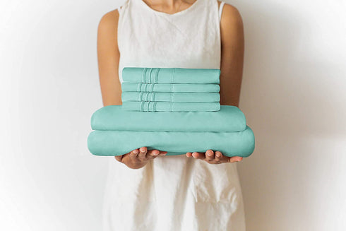 Twin XL Sheet Set - 4 Piece Sheets - Dorm Room Bed Sheets - Hotel Luxury Bed Sheets - Extra Soft - Deep Bed Sheets Pockets - Easy Fit - Breathable & Cooling Touch - Twin XL Sheets for Twin XL Mattress