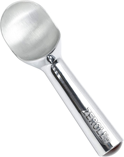 Zeroll 1010 with Unique Liquid Filled Heat Conductive Handle Simple One Piece Aluminum Design Easy Release 20 Scoops per Gallon Made in USA, 4-Ounce, Silver