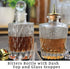 SuproBarware Bitters Bottle Set of 2?Glass Dasher Bottle, Decorative Bottle for Cocktail with Gold Dash Top