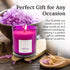 Candle Gifts for Women - Lavender Scented Candle for Home - Purple, Long Burning Soy Candle (40+ hrs / 8 oz) - Lavender & Eucalyptus