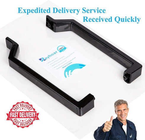 Reyhoar WB15X309 Microwave Door Handle Replacement Part Compatible with General Electric (GE) Microwaves - Replaces AP2623337, 2366, AH232240, EA232240, PS232240, WB04X0123