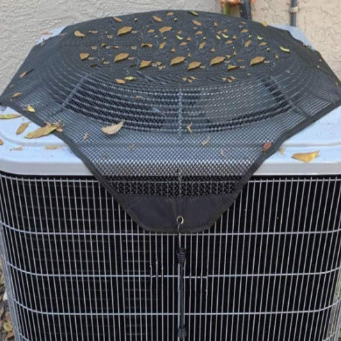 Air Conditioner Covers for Outside Units Mesh, Central Ac Leaf Guard Cover for Outdoor Compressor All Season