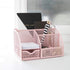 Light Pink Desk Organizer - Cute and Girly Pink Desk Accessories - Office Storage for Girls and Women - Paper Storage and Office Supply Storage - Home Office