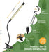 Grow Light, LaMuVii Grow Lights for Indoor Plants with Full Spectrum 4/8/12H Timer 5 Dimmable Levels, Desk Plant Lamp for Greenhouse Hydroponics Succulent Flower