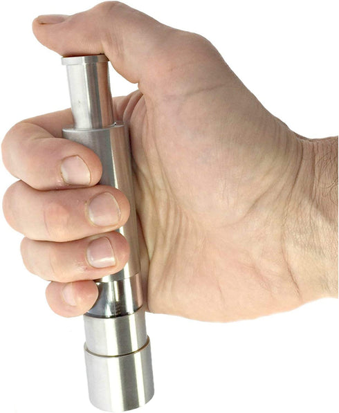 Salt And Pepper Grinder Set or Singles, Grind Gourmet Original Pump & Grind Cooking Gadgets, Spice Grinder, Pepper Mill, Modern Push Button Salt N Pepper Grinders, Buy 1, 2 ..