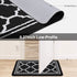 Buganda Indoor Door Mat (20x32,Black) Resist Dirt and Absorbent Entryway Rug, Anti-Slip, Low Profile Inside Floor Mat Door Rugs for Entrance