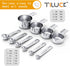 TILUCK Stainless Steel Measuring Cups & Spoons Set, Cups and Spoons,Kitchen Gadgets for Cooking & Baking (4+6)