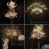 Firework Table Lamp Fairy Light 120 LED DIY Starburst Dandelion Battery Powered 8 Modes Lights with Remote Control for Banquet Party Home Garden Dinner Table Decoration Thanksgiving Christmas Wedding