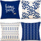 YCOLL Pillow Covers 18x18 Modern Sofa Throw Pillow Cover, Decorative Outdoor Linen Fabric Pillow Case for Chair Sofa Couch Bed Car